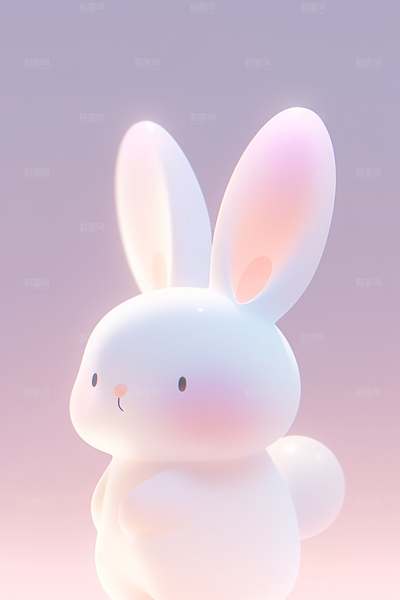 CG小兔子立体IP模型
