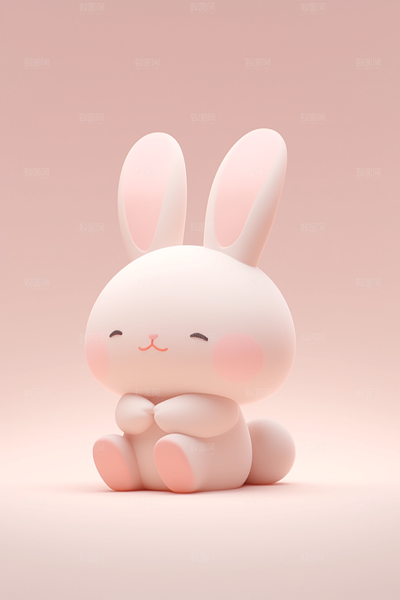 CG小兔子IP3D模型