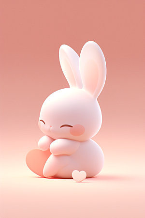 CG小兔子IP拟人模型