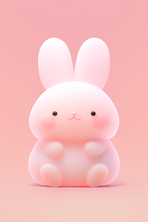 CG小兔子立体3D模型