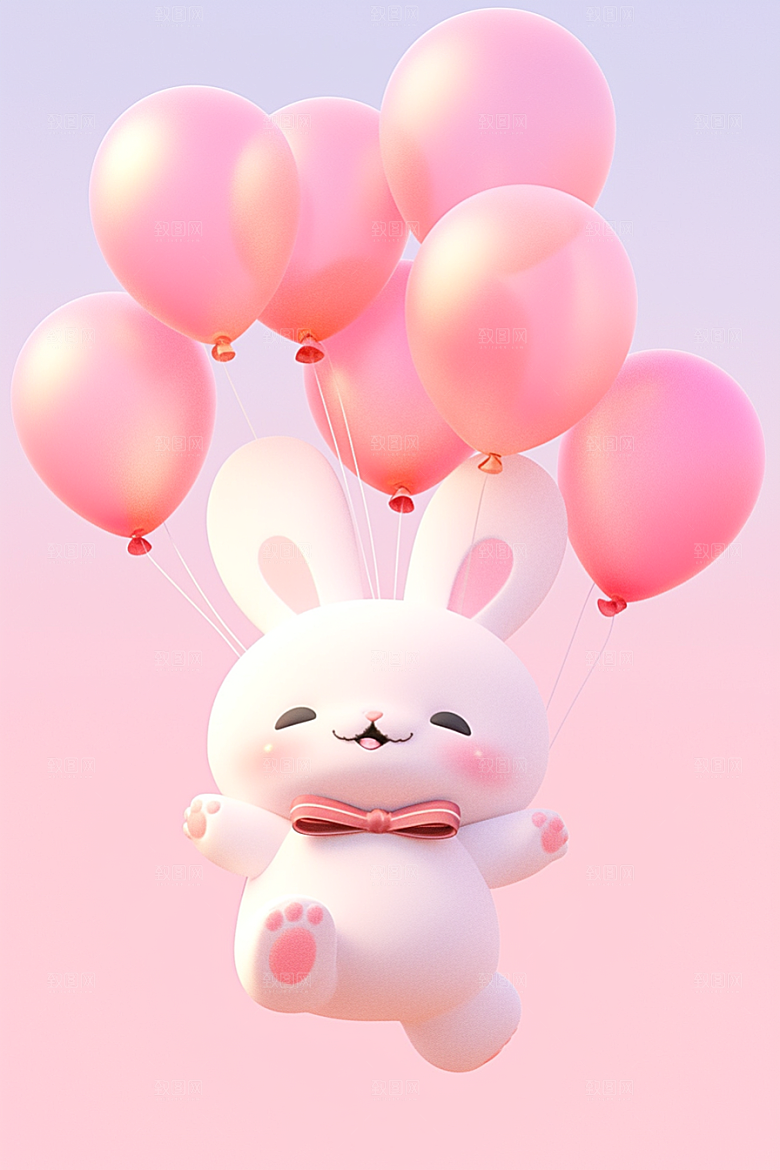 CG小兔子3D小动物模型