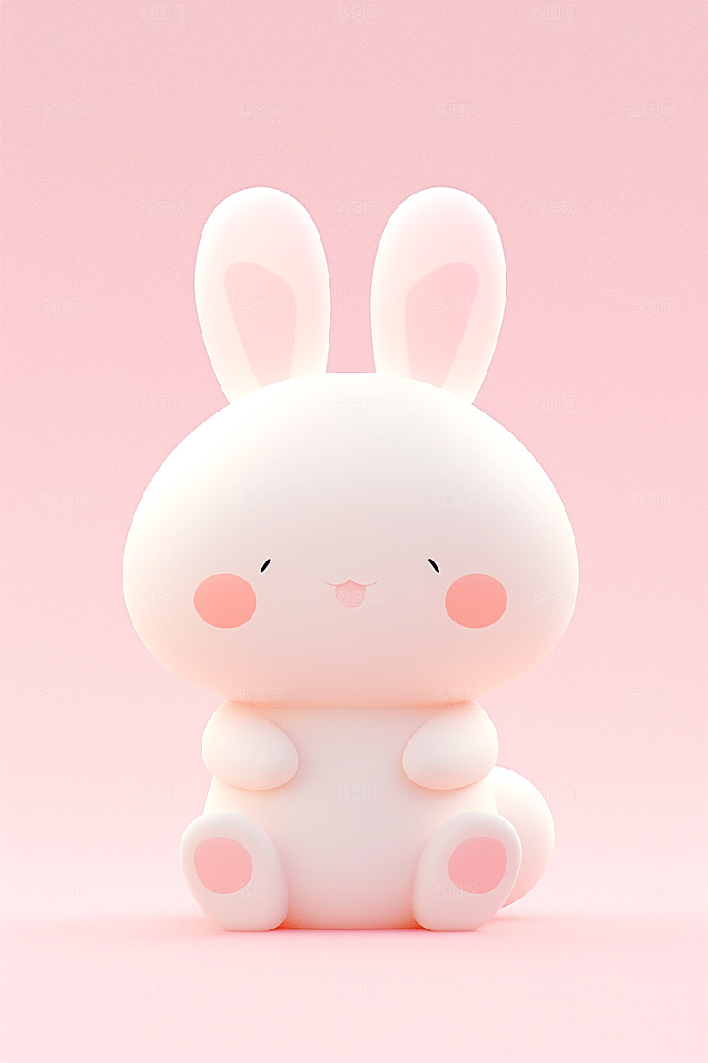 CG小兔子IP3D模型