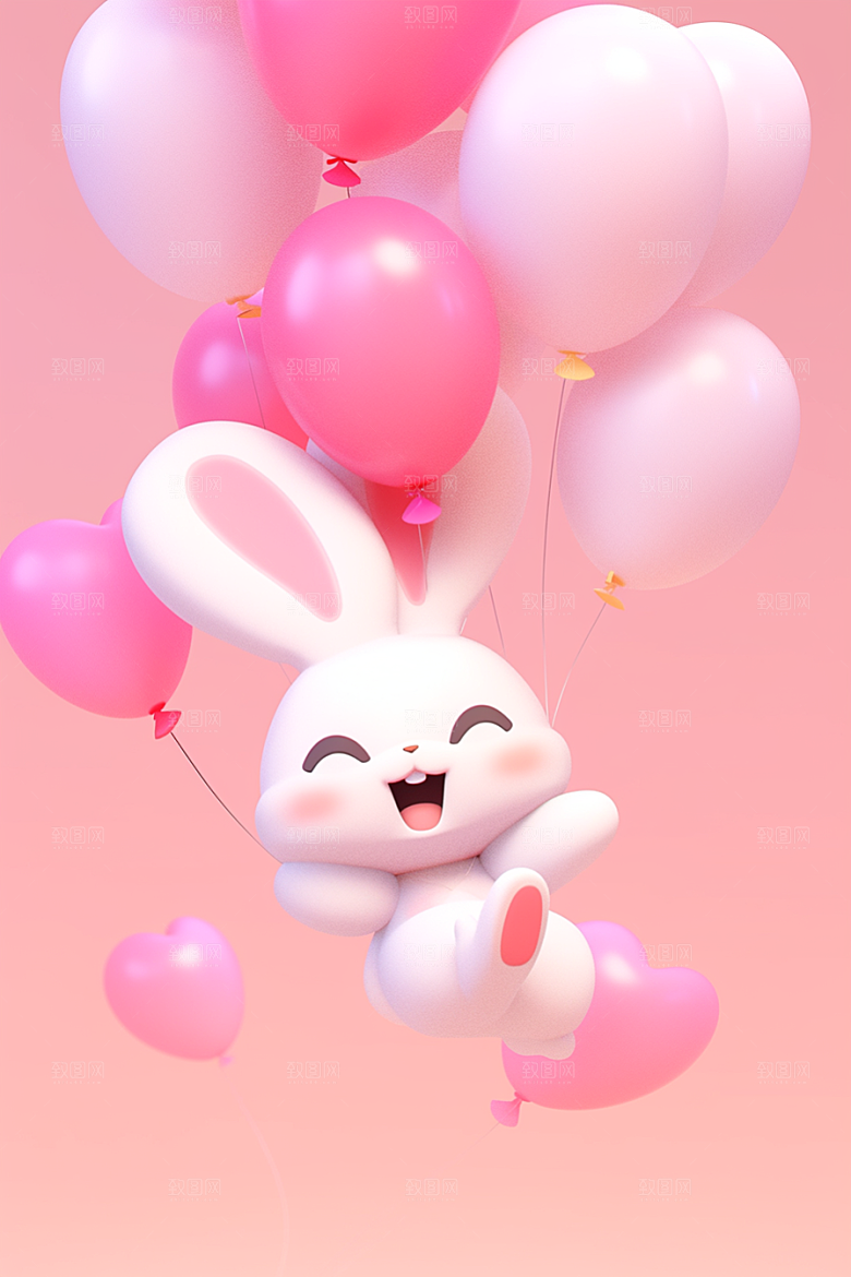 CG小兔子立体小动物模型