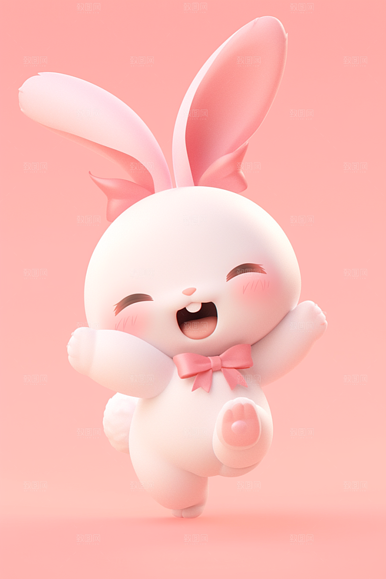 CG小兔子IP拟人模型
