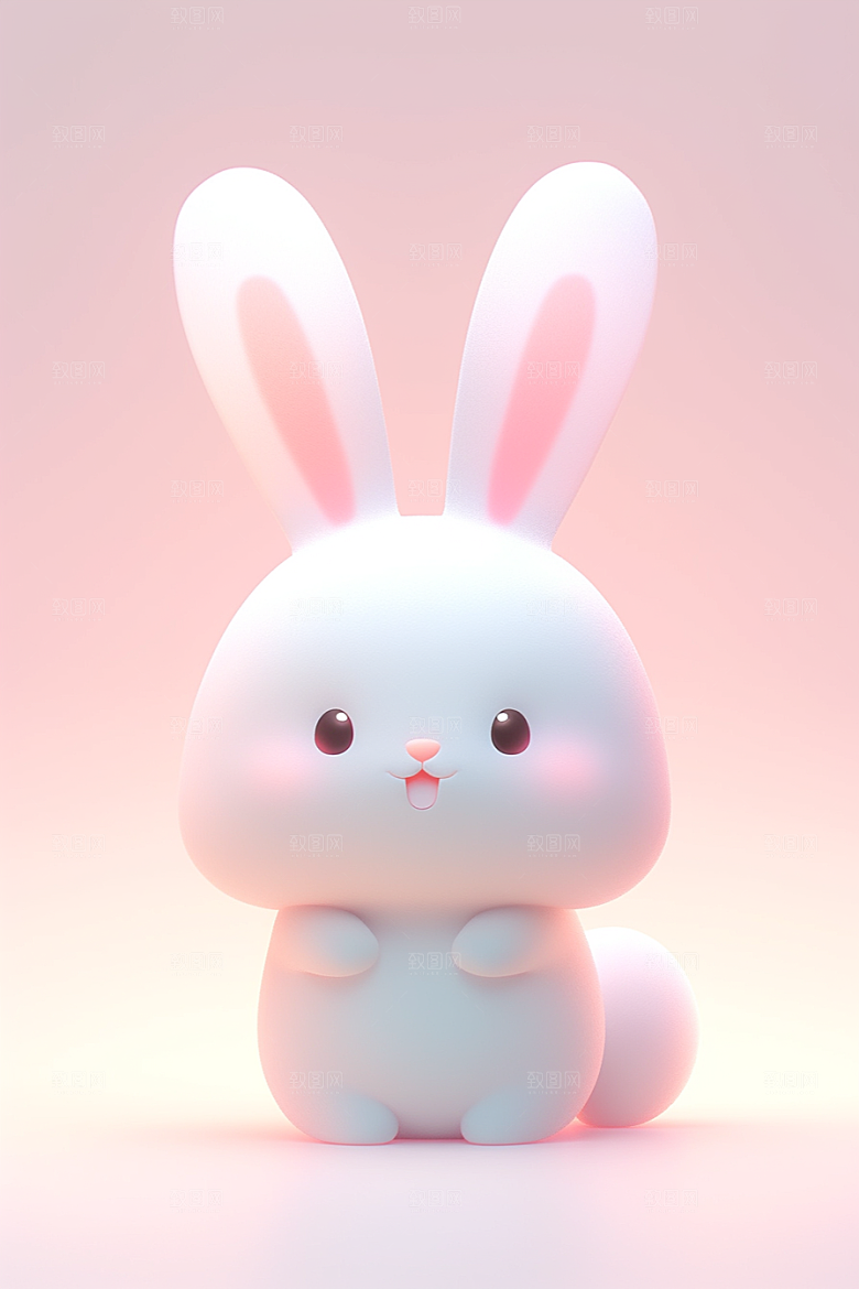 CG小兔子3D立体模型