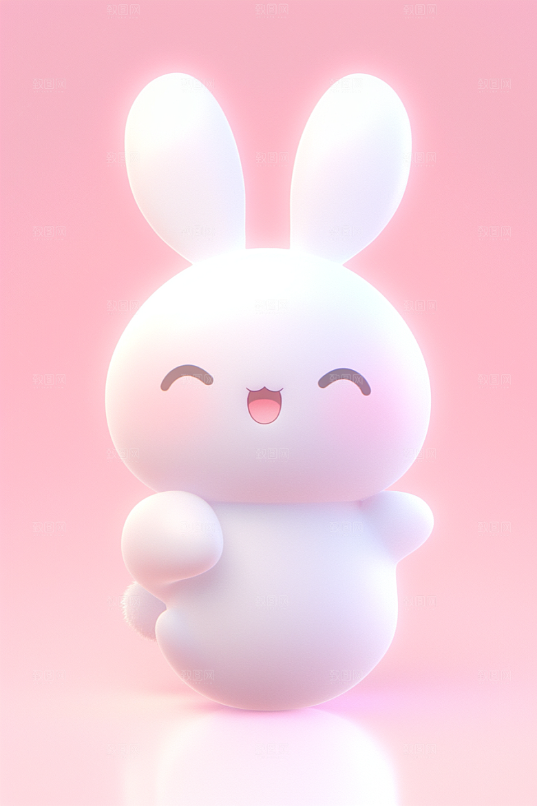 CG小兔子卡通立体模型