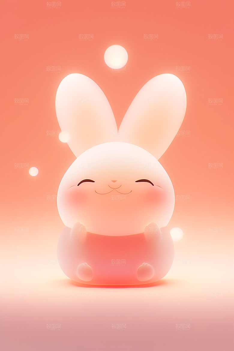 CG小兔子小动物形象模型