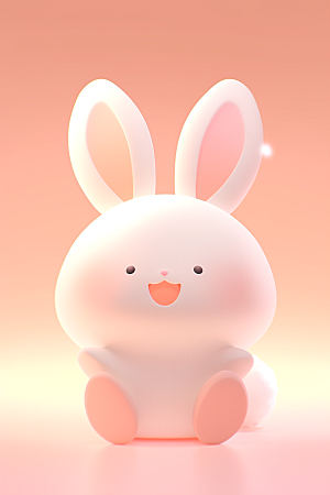 CG小兔子3DC4D模型