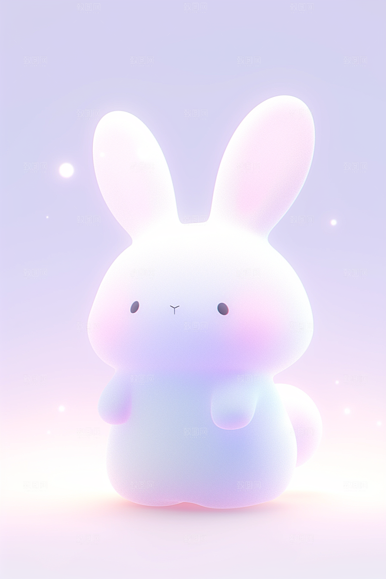 CG小兔子可爱C4D模型