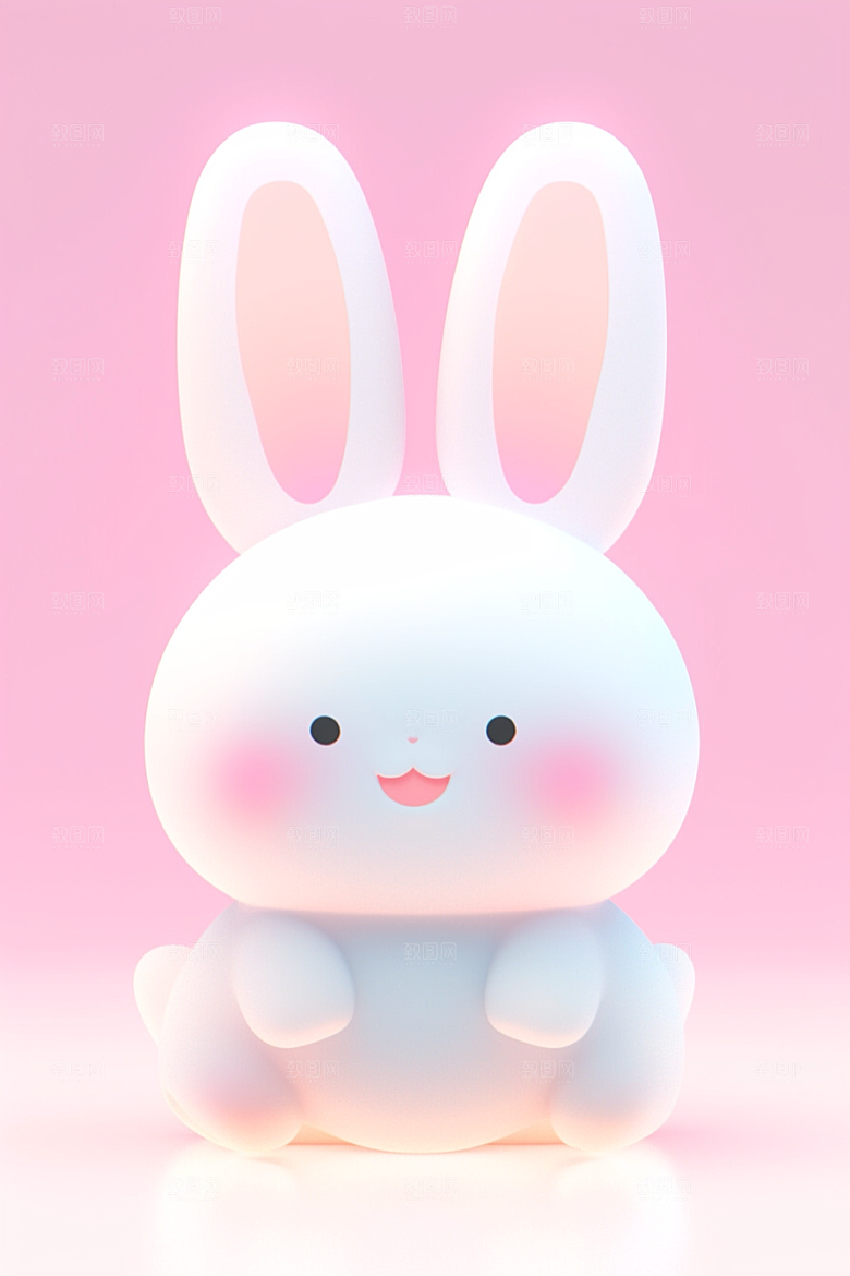 CG小兔子3D立体模型