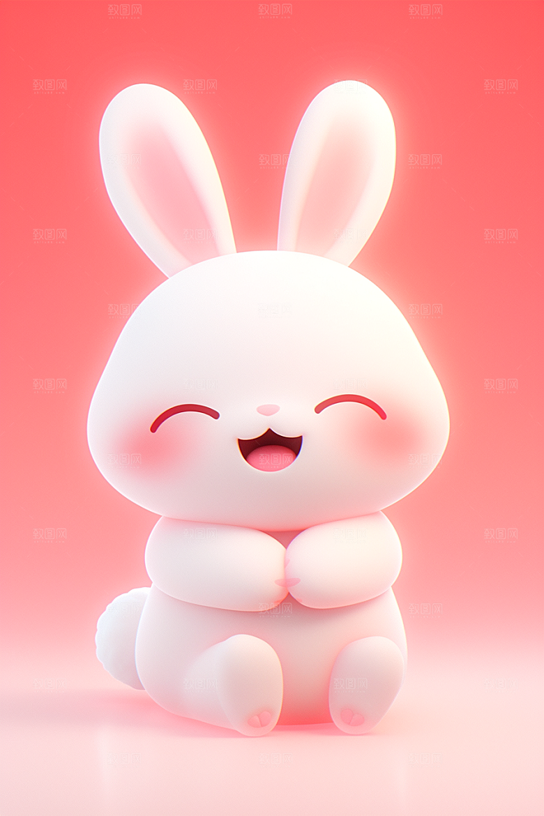 CG小兔子小动物3D模型