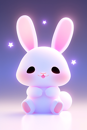 CG小兔子3D立体模型