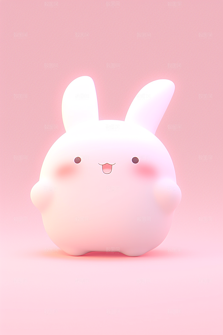 CG小兔子IP3D模型
