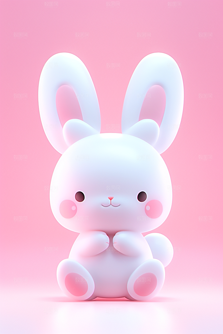 CG小兔子3DIP模型