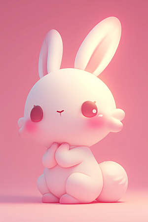 CG小兔子小动物可爱模型