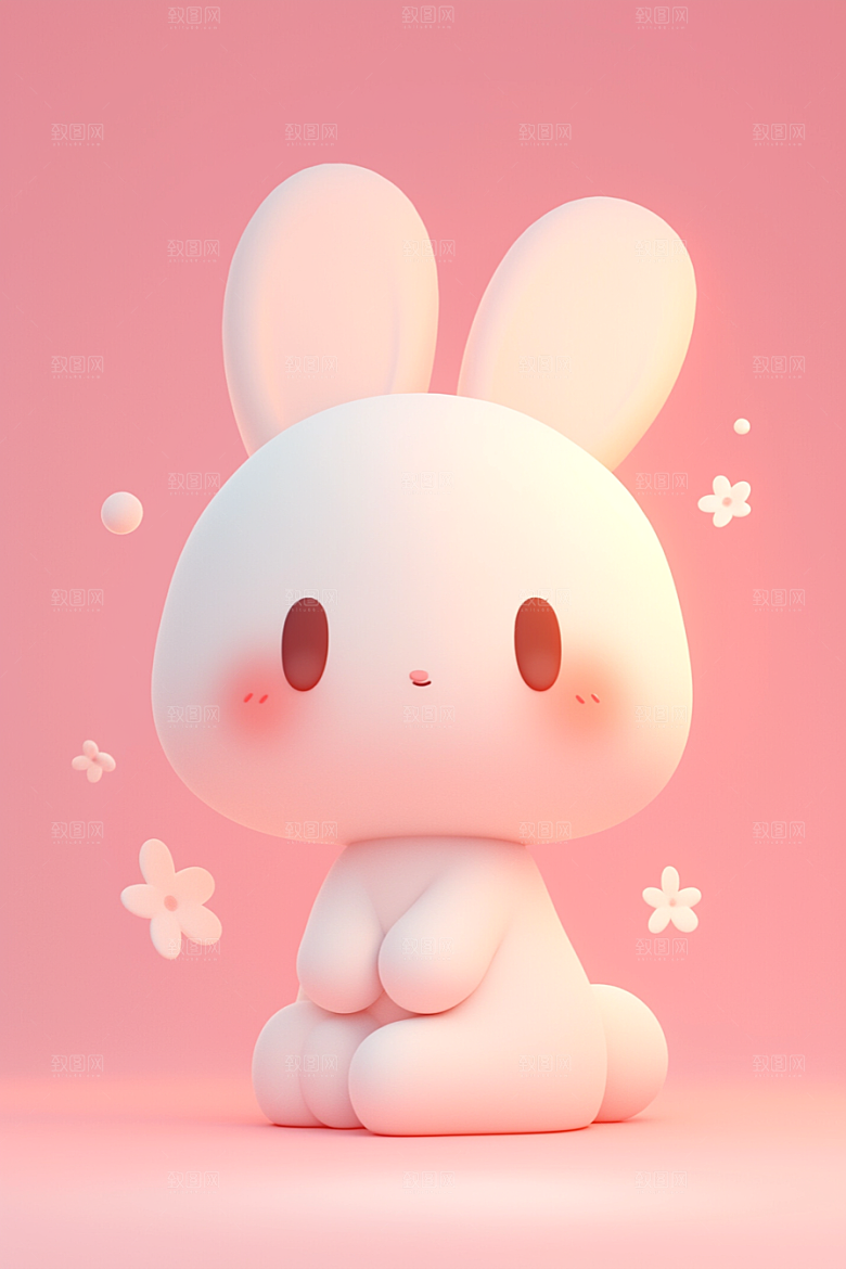 CG小兔子3DIP模型