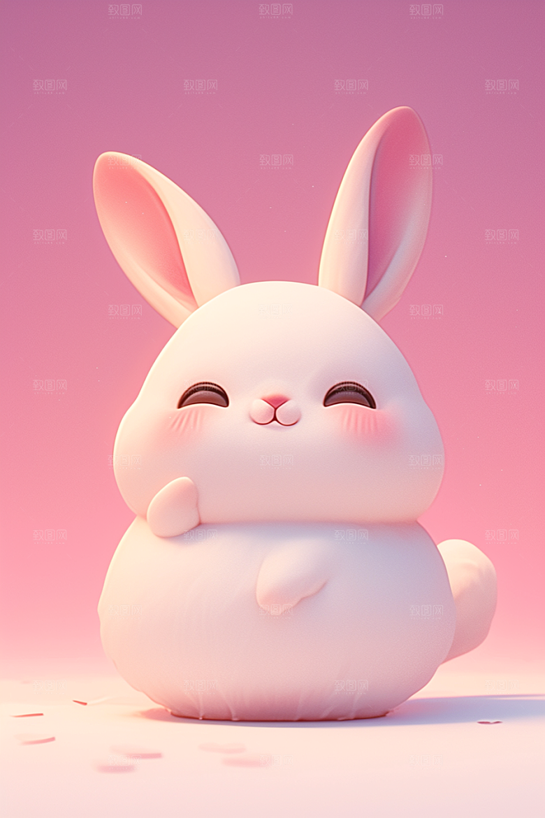 CG小兔子IP3D模型