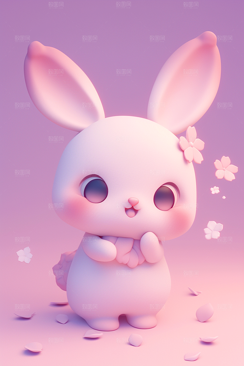 CG小兔子3DIP模型
