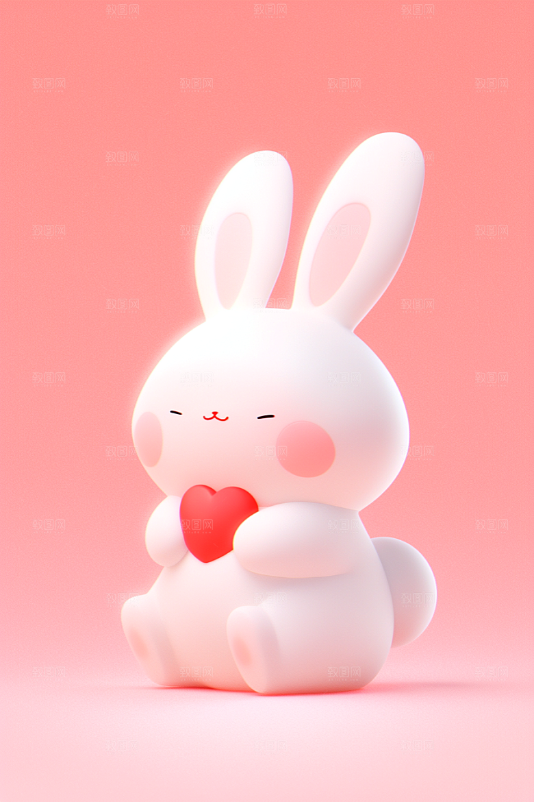 CG小兔子小动物3D模型