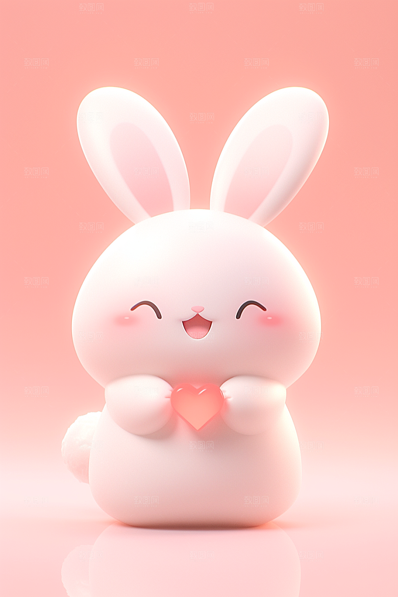CG小兔子IP立体模型