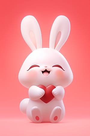 CG小兔子小动物形象模型