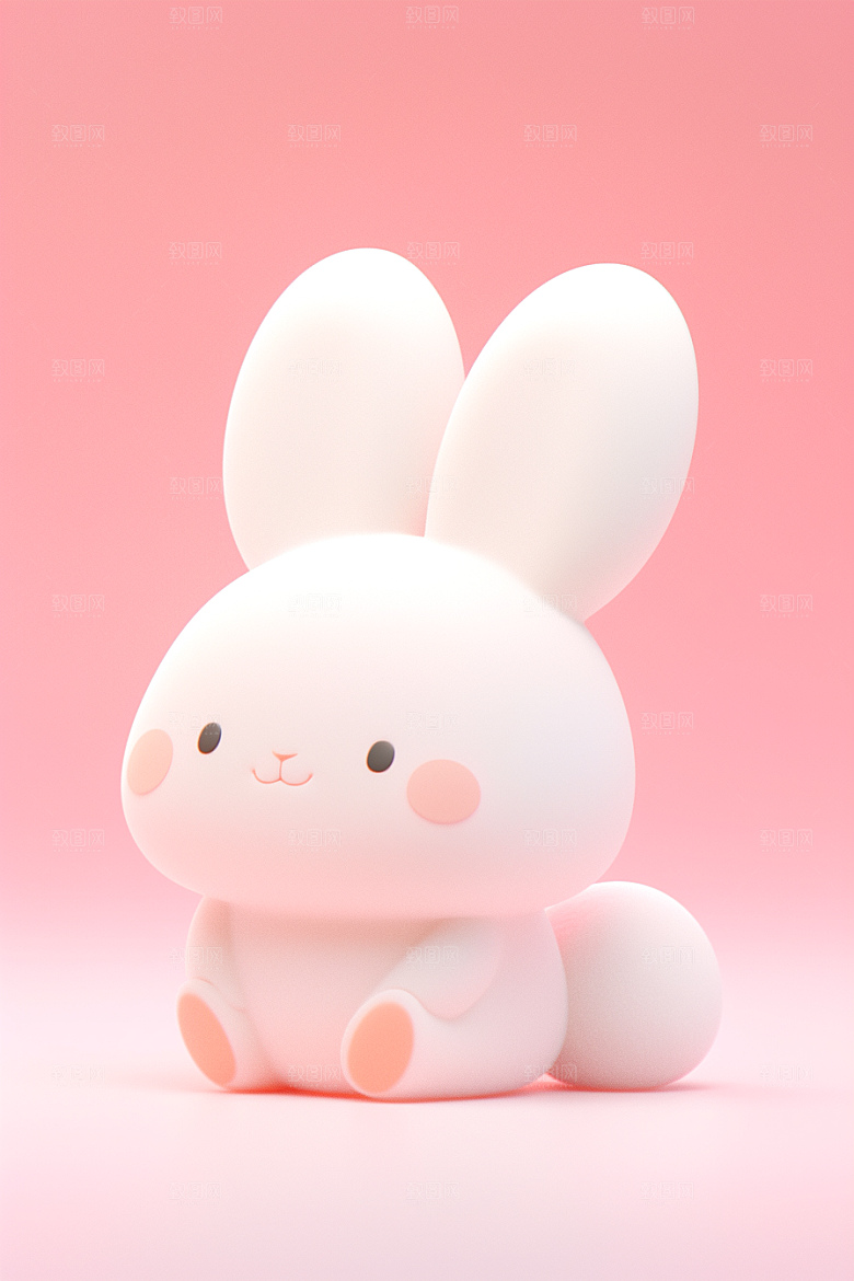CG小兔子立体IP模型