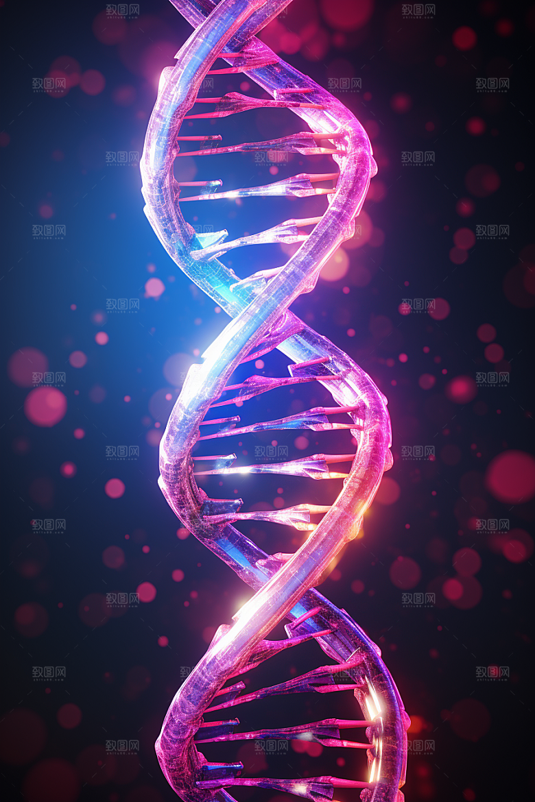 DNA螺旋结构医疗高清效果图