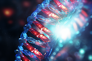 DNA螺旋结构生物基因效果图