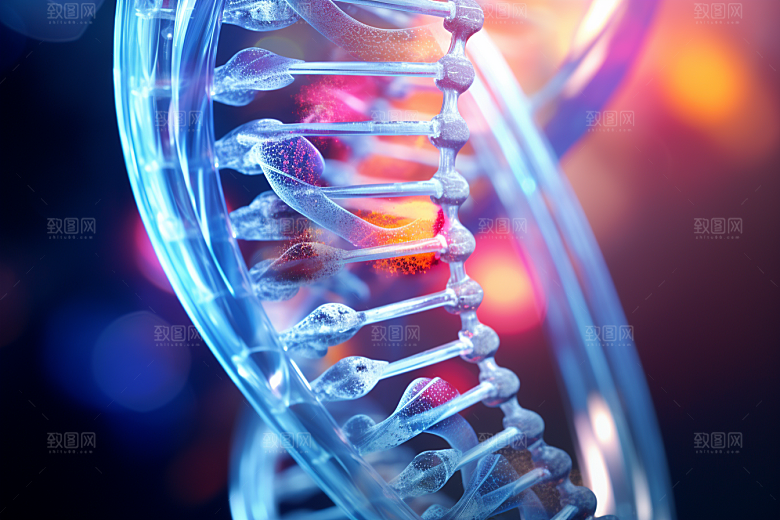 DNA螺旋结构生物基因效果图
