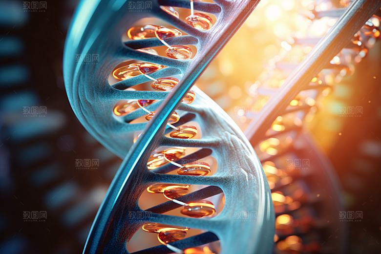 DNA螺旋结构生物高清效果图