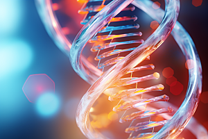 DNA螺旋结构医疗生物效果图