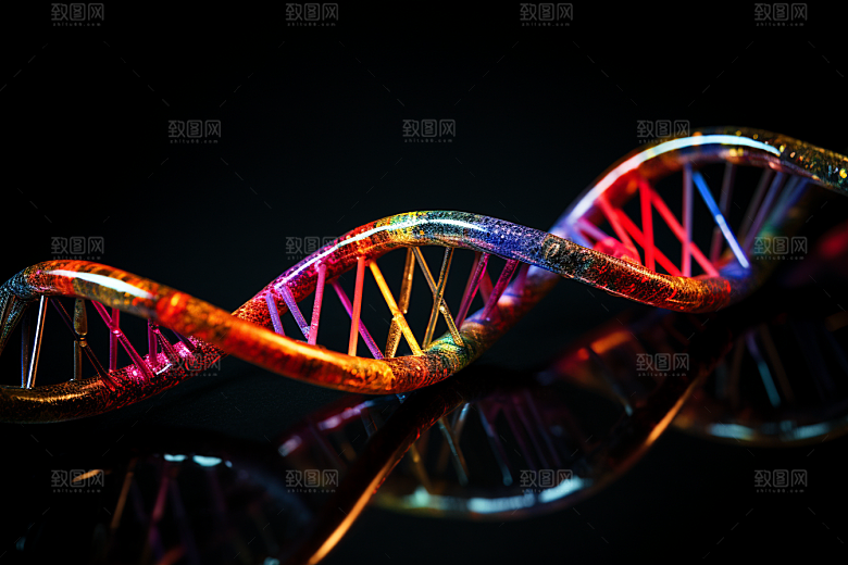 DNA螺旋结构显微医疗效果图