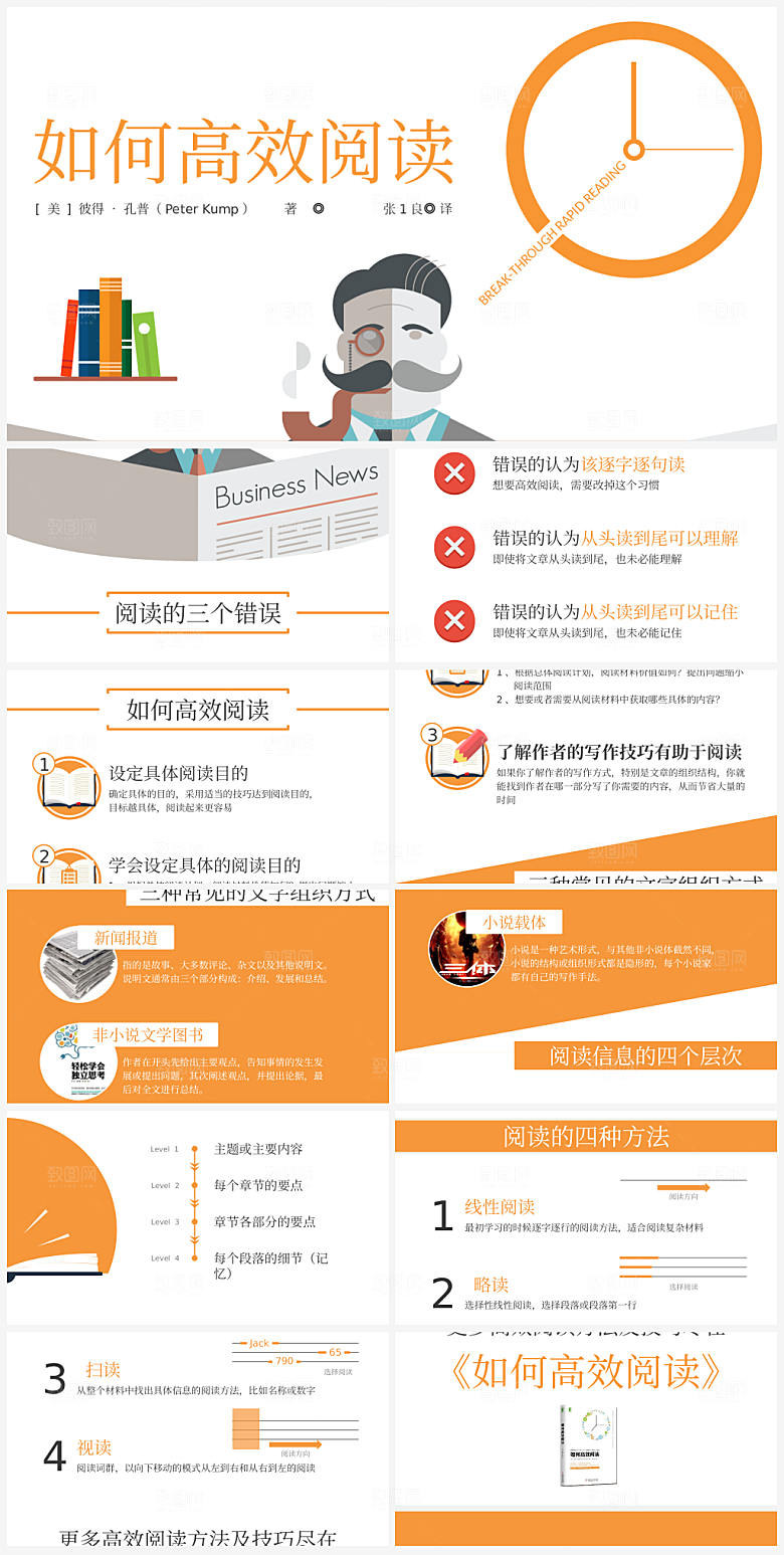 如何高效阅读读书笔记PPT