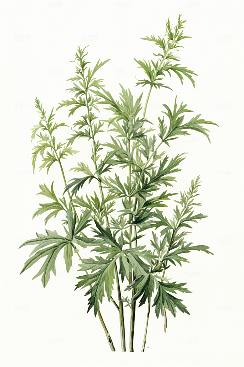 艾草糯叽叽糯米团摄影图