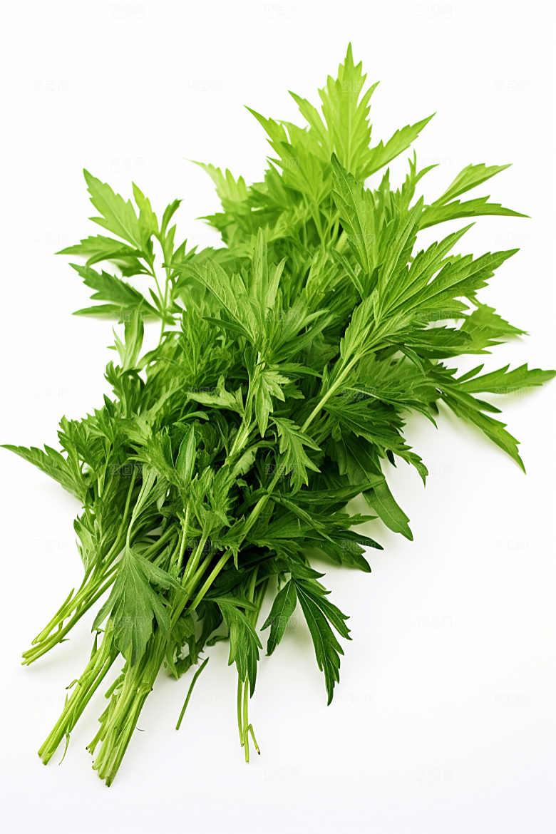 艾草蒿草美食摄影图