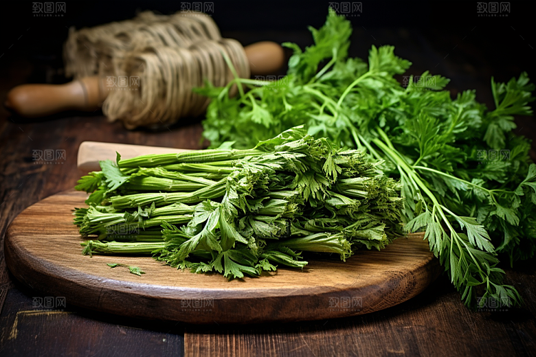 艾草传统文化美食摄影图