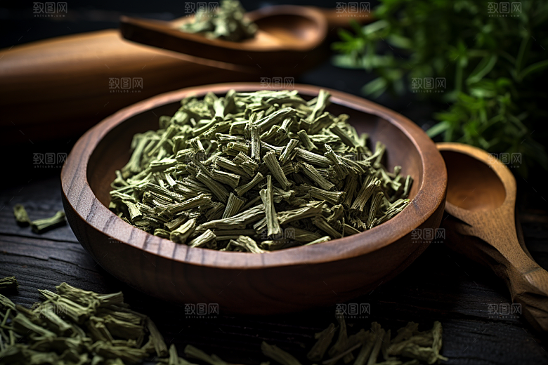 艾草清明高清摄影图