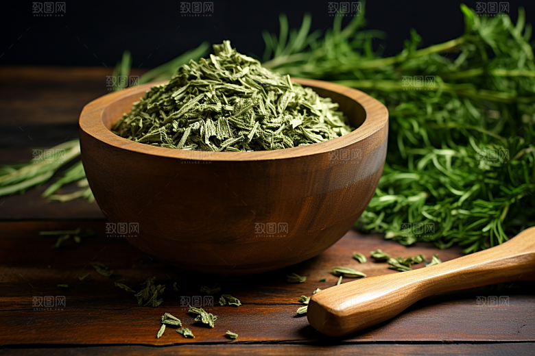 艾草青团传统文化摄影图