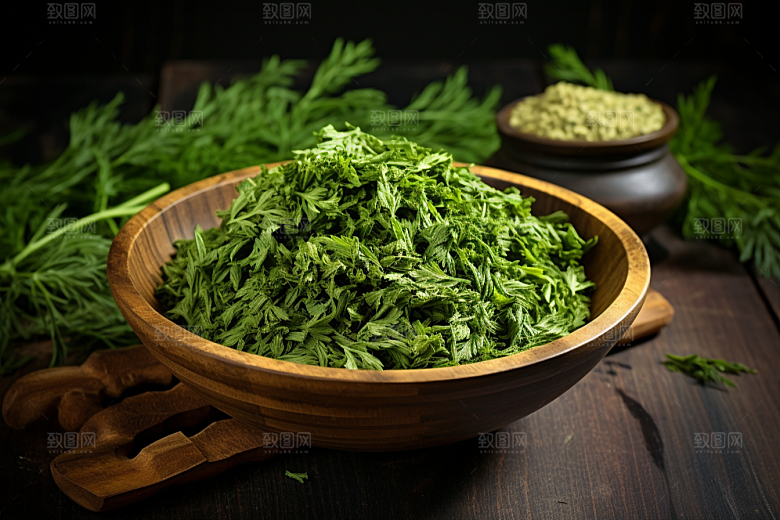 艾草糯米团青团摄影图