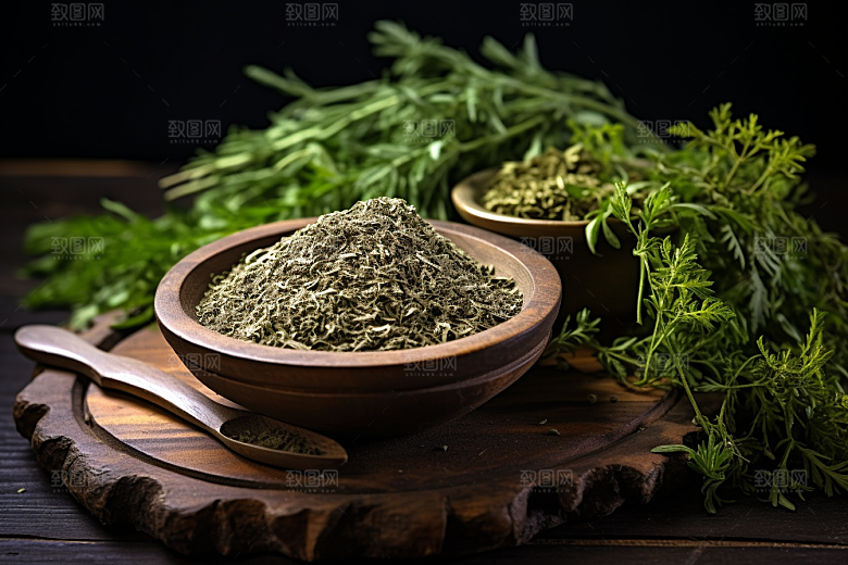 艾草糯叽叽高清摄影图