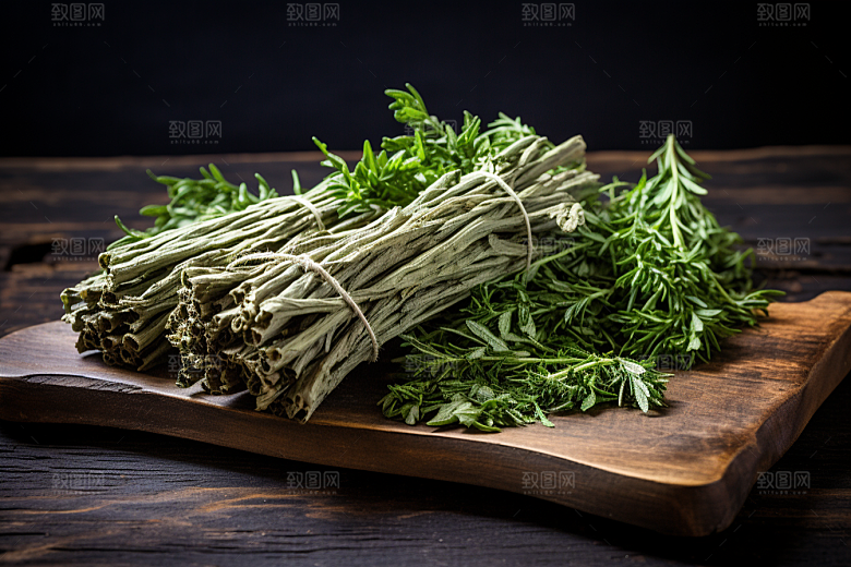艾草清明美食摄影图