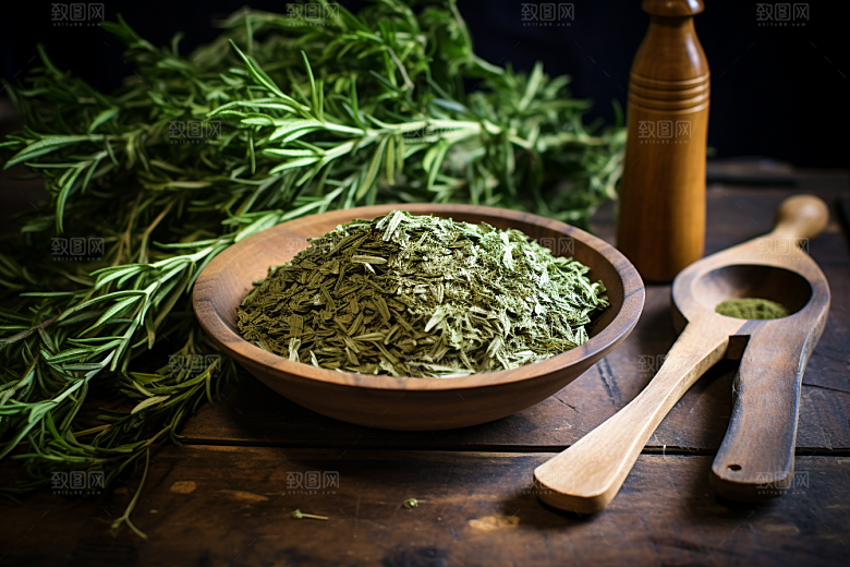 艾草清明美食摄影图