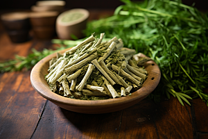 艾草蒿草美食摄影图