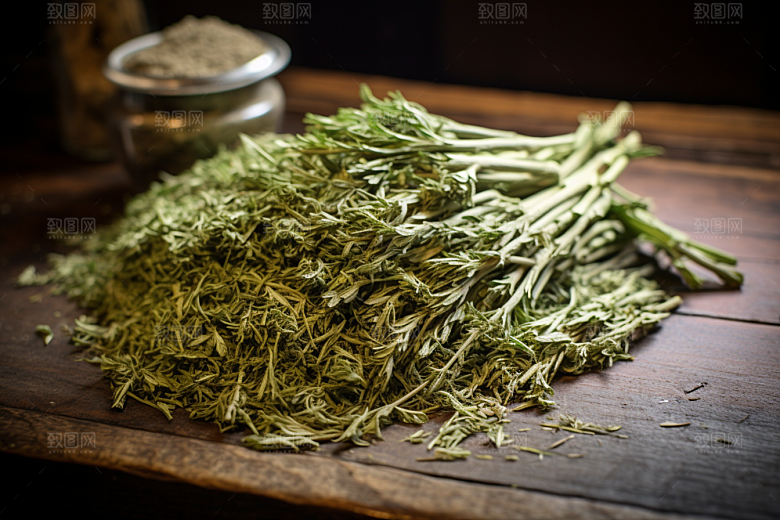 艾草清明美食摄影图