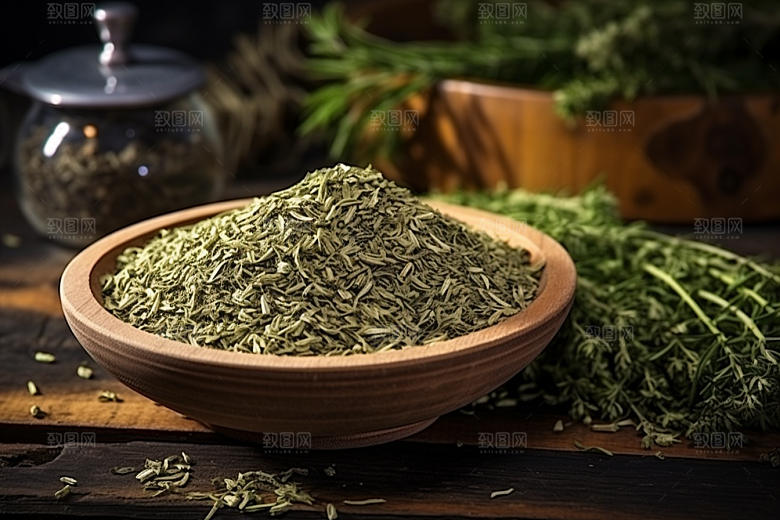 艾草蒿草美食摄影图