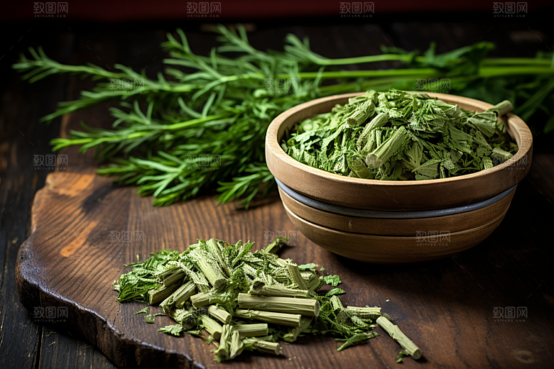 艾草高清传统文化摄影图