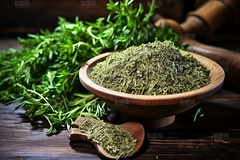 艾草糯叽叽高清摄影图
