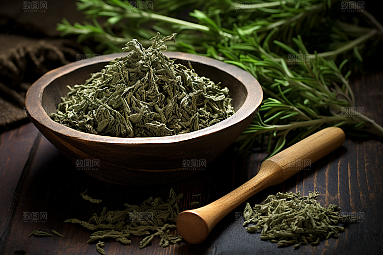 艾草中式糕点青团摄影图