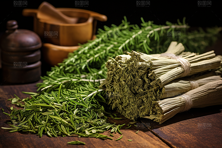 艾草高清清明摄影图