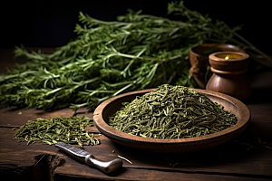 艾草高清清明摄影图
